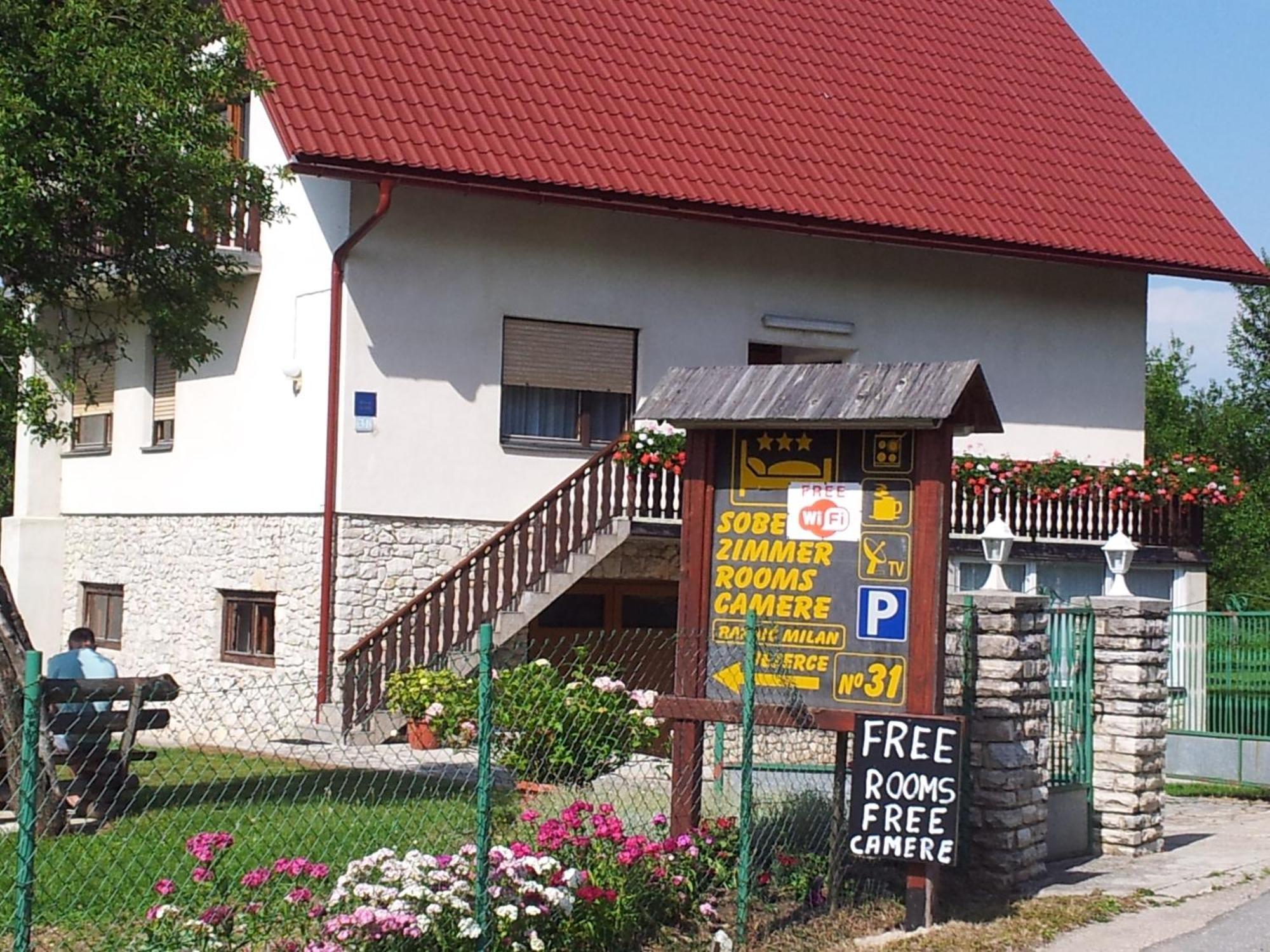 Hotel Plitvice House Milan Jezerce Exterior foto